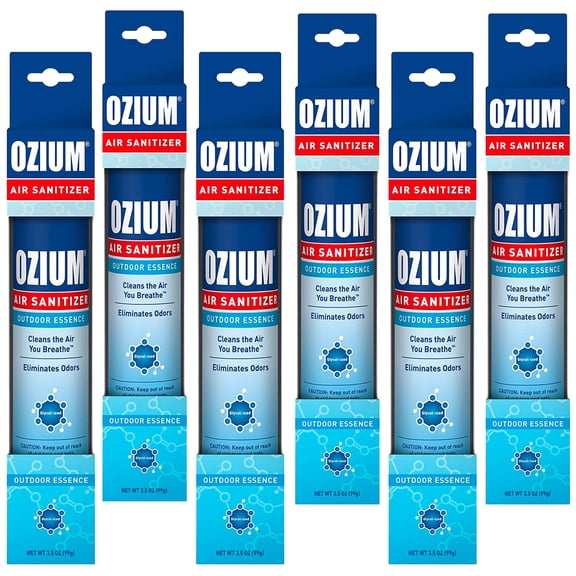 Ozium Air Sanitizer 3.5 oz Spray, Outdoor Essence Scent (6-PACK)