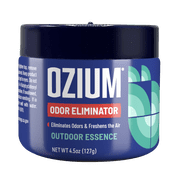 Ozium Gel Automotive Fragrance, Outdoor Essence Scent, 4.5 oz