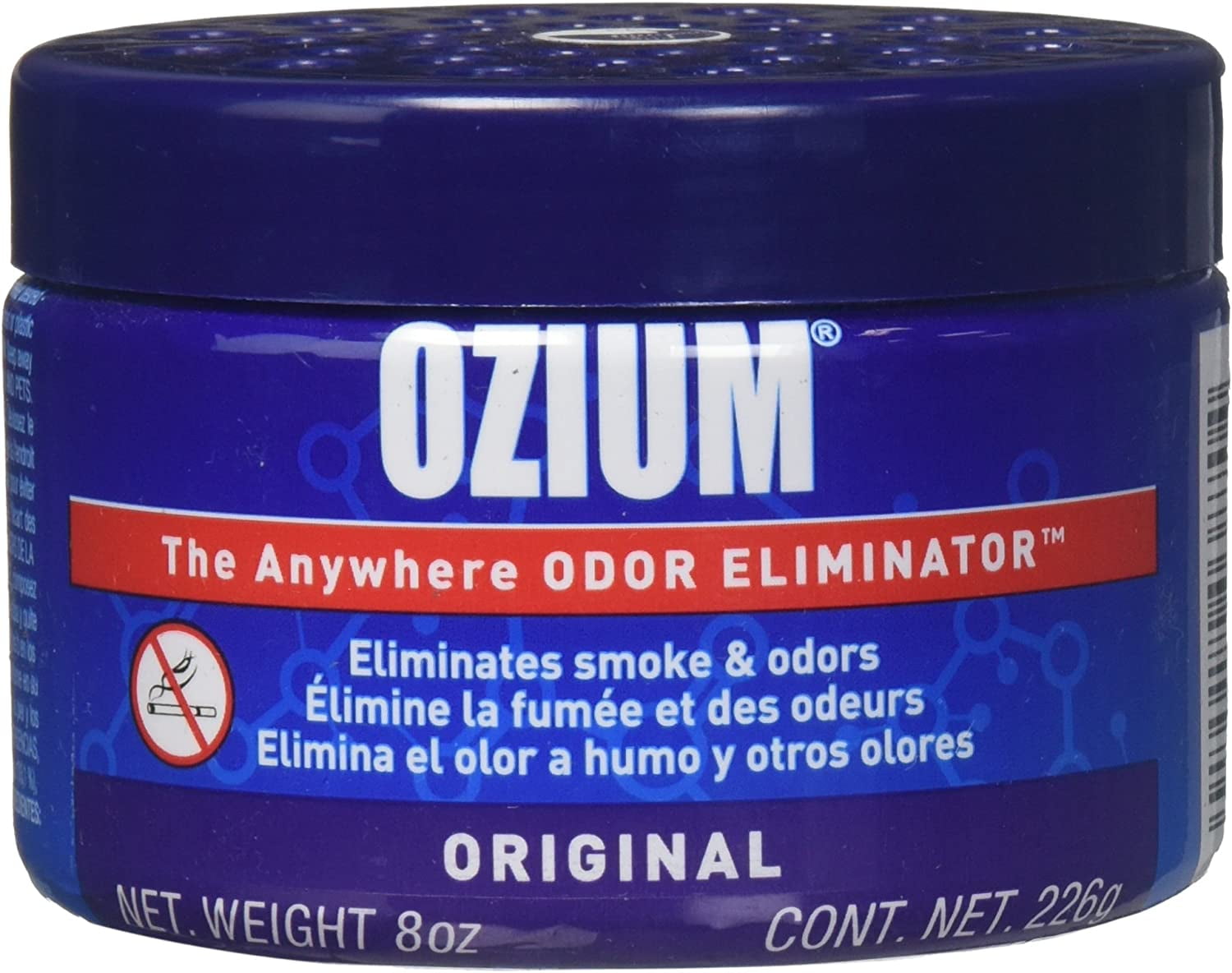 Ozium Gel Ozium Smoke & Odors Eliminator, Original Scent Large Gel 8oz