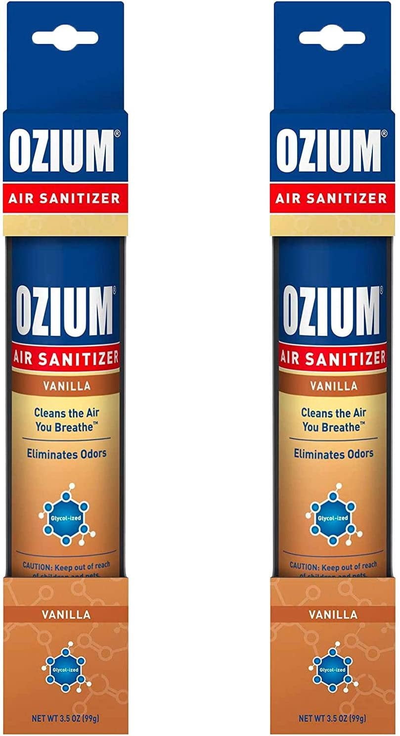 Ozium GlycolIzed Professional Air Sanitizer / Freshener Vanilla Scent