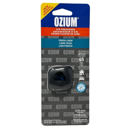 Ozium Membrane Car Vent Clip AC Air Fresheners Car Air Freshener and Car Odor Eliminator, Fresh Linen
