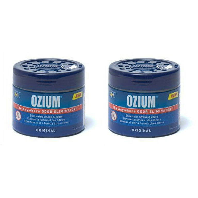 Ozium Smoke & Odors zRHXS Eliminator Gel. Home, Office and Car Air  Freshener, 4.5 oz (2 Pack)