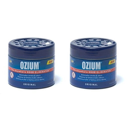 Ozium Smoke & Odors Eliminator Gel. Home, Office and Car Air Freshener 4.5oz (127g), Original Scent (Pack of 2)