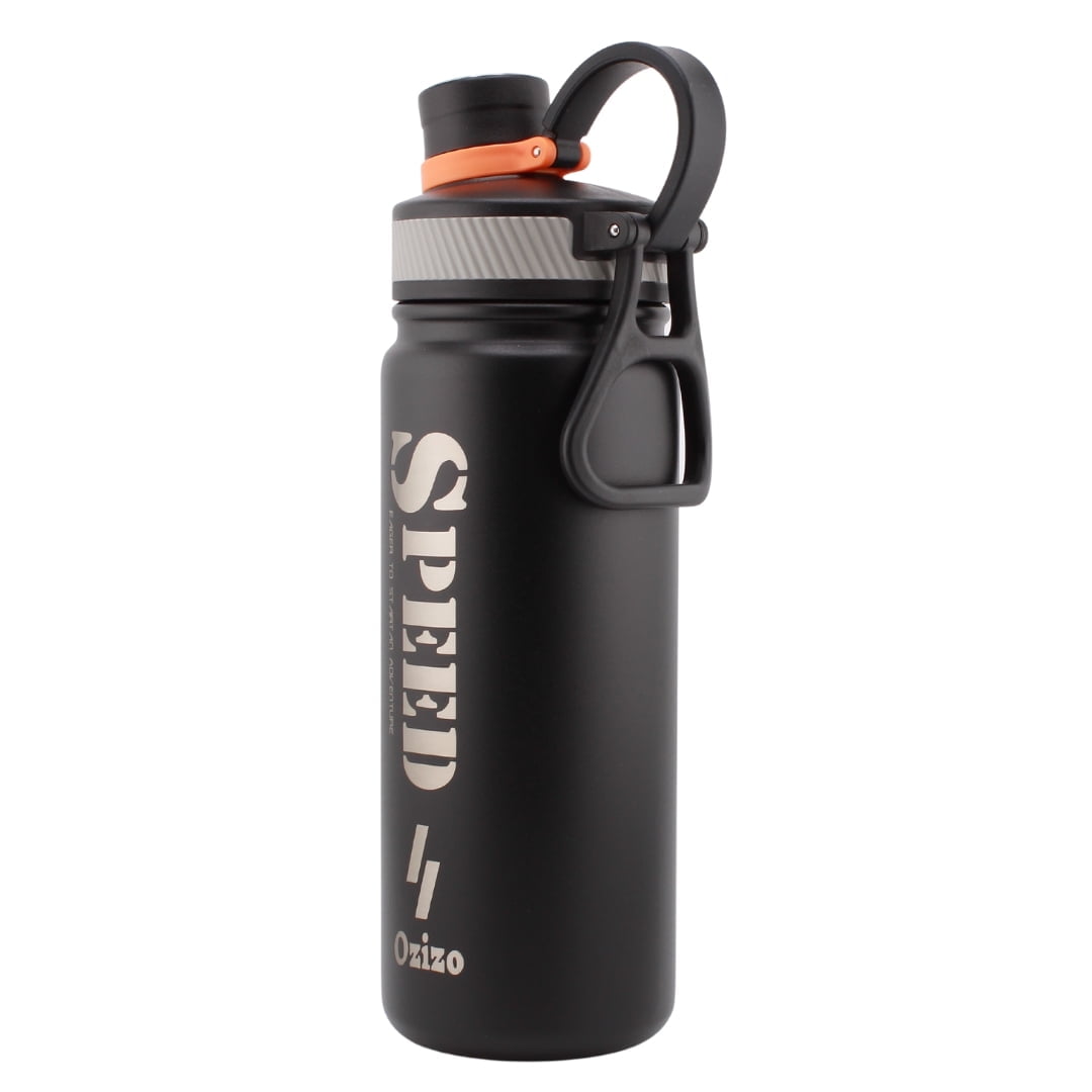Ozizo 22 oz Reusable Insulated Stainless Steel Sport Water Bottle with ...