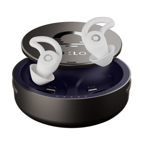 Ozlo Sleepbuds - Side Sleeper Approved Tiny Sleep Earbuds, Ultra Comfortable, Block Snoring, 50+ Sleep Sounds, Bluetooth Streaming, All-Night Battery