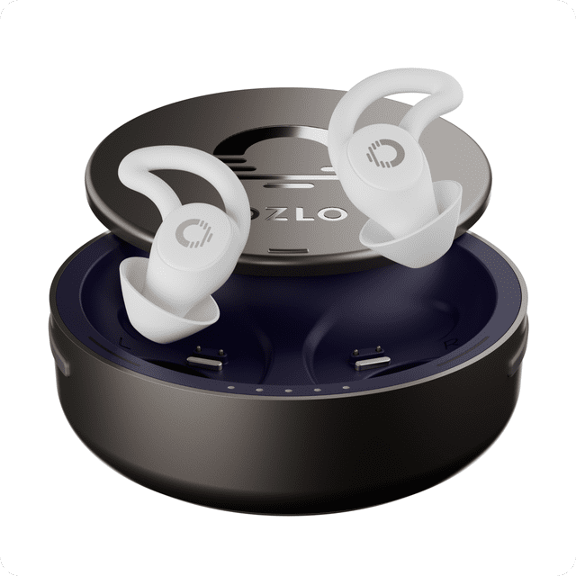 Ozlo Sleepbuds - Side Sleeper Approved Tiny Sleep Earbuds, Ultra Comfortable, Block Snoring, 50+ Sleep Sounds, Bluetooth Streaming, All-Night Battery