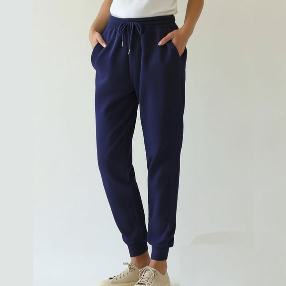 Ozmmyan Women’s 2-Pack Jogger Sweatpants with Pockets – Drawstring Lounge and Athletic Track Pants for Home, Workout, Travel, S-3XL