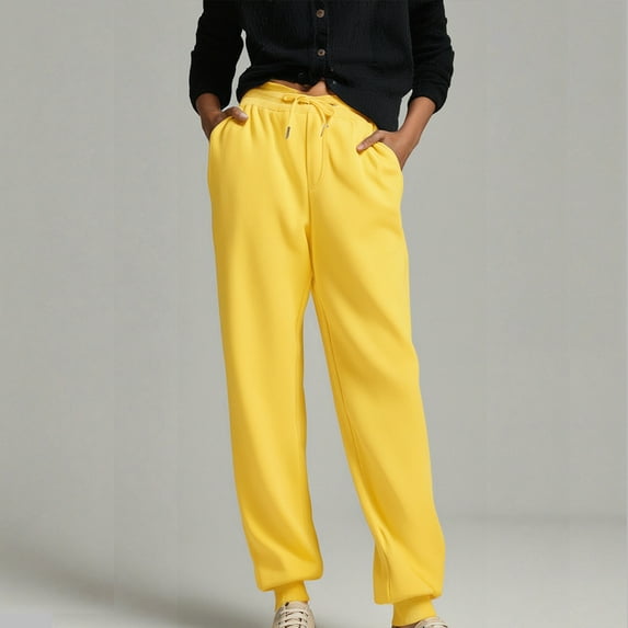 Ozmmyan Women’s 2-Pack Jogger Sweatpants with Pockets – Drawstring Lounge and Athletic Track Pants for Home, Workout, Travel, S-3XL