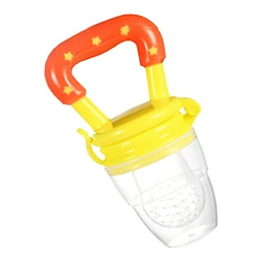 Ozmmyan Baby Fruit Feeder Pacifier, Fresh Food Feeding Teether for Toddler, BPA Free, Soothing Gum Relief, Infant Silicone Teething Toy, Suitable for Baby 6-12 Months