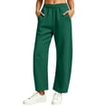 thumbnail image 1 of Ozmmyan Plus Size Womens Barrel Leg Sweatpants for Womens High Elastic Waist Drawstring Loose Fit Casual Lounge Pants with Pockets, 1 of 8