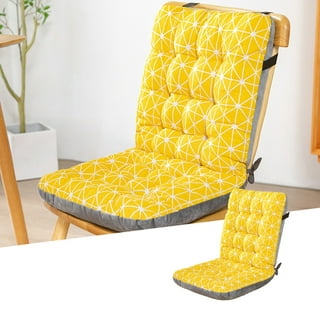 DanceeMangoo Non-Slip Rocking Chair Cushions Backrest Seat Cushion for Office  Chair Desk Seat Cotton Linen Fabric Relax Lazy Buttocks (Pink (Cotton  Linen),M) 