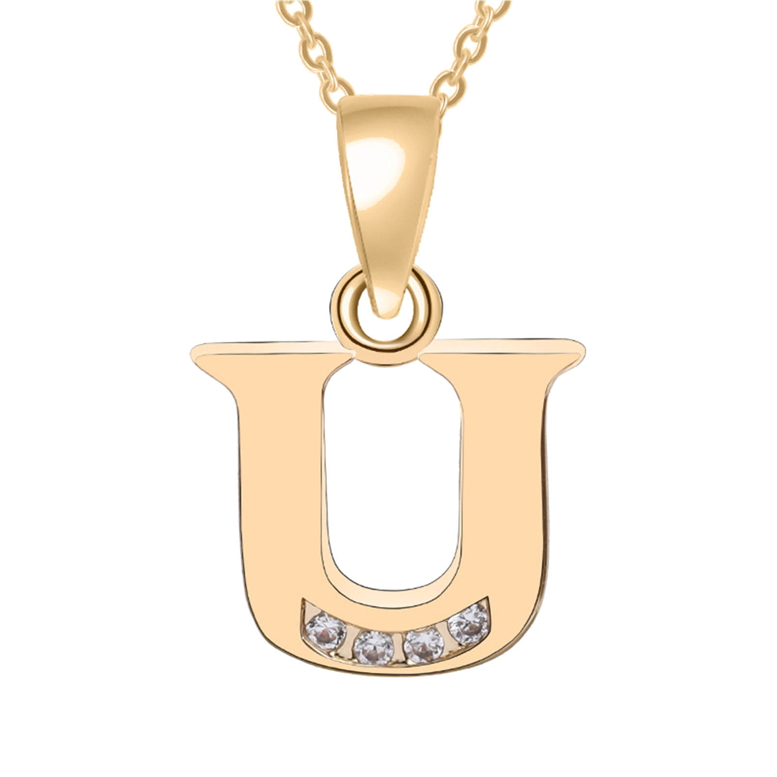 Ozmmyan Chains For Men Fashion Women Gift 26 English Letter Name Chain
