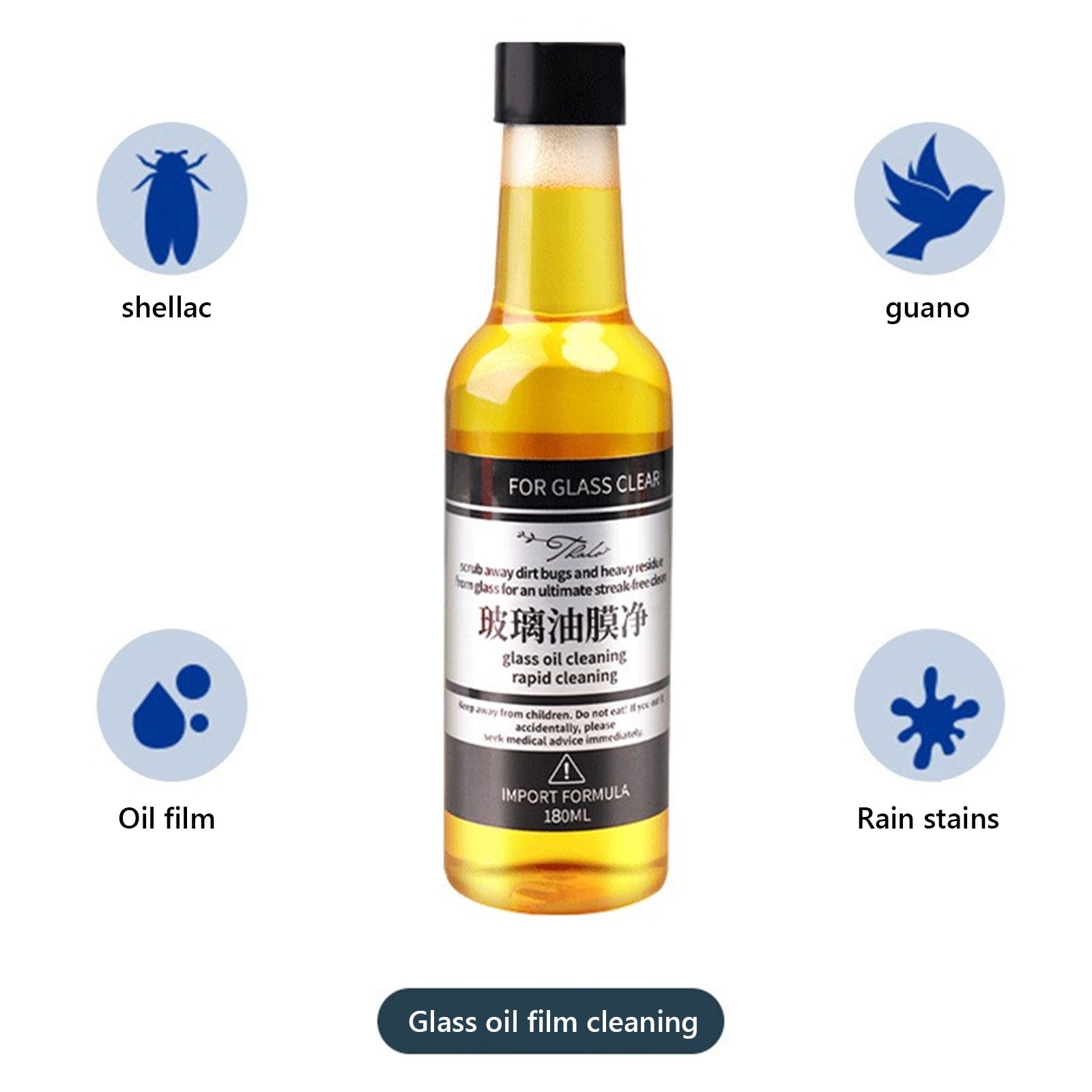 Ozmmyan Cleaning Supplies Automotive Glass Degreasing Film Cleaner