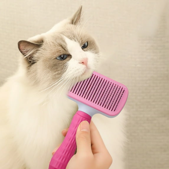Ozmmyan Dog Brush, Cats Brush, Dog Brush For Shedding, Self Cleaning Pet Brush For Grooming Long Short Haired Dog Cats, Cats Brushes For Indoor Cats Cleaning Supplies