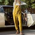 thumbnail image 1 of Ozmmyan Jumpsuits for Women Fashion Bib Pants Overalls Baggy Rompers Jumpsuits with Pockets Casual Loose Bib Overall on Clearance, Gifts for Women, 1 of 1