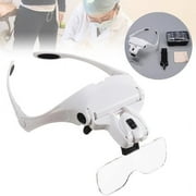 Ozmmyan LED Head Magnifier Reading Aid Glass Lamp With Light And Headband New Up to 30% Off
