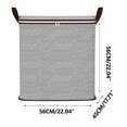 thumbnail image 1 of Ozmmyan Large Portable Non-woven Foldable Zipper Closet Organizer, Gray, 1 of 7