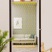 Ozmmyan Macrame Curtains50x200cm Heart String Curtain Window Door Divider Sheer Curtain Valance Kindergarten Supplies