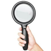 Ozmmyan Magnify Glass With Light 30x 60x Powerful Magnify Glass For Reading Large Magnify Glass Hand Helds Magnify Glass With Light Magnifiers For Seniors Gifts for him