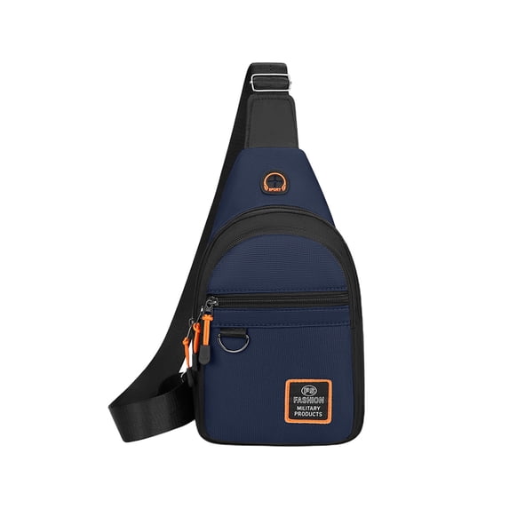 Ozmmyan Outdoor Sling Pack - Crossbody Anti-Theft Waterproof Chest Bag with USB Port & Adjustable Strap for Hiking, Travel, Camping - Lightweight Daypack Under $5