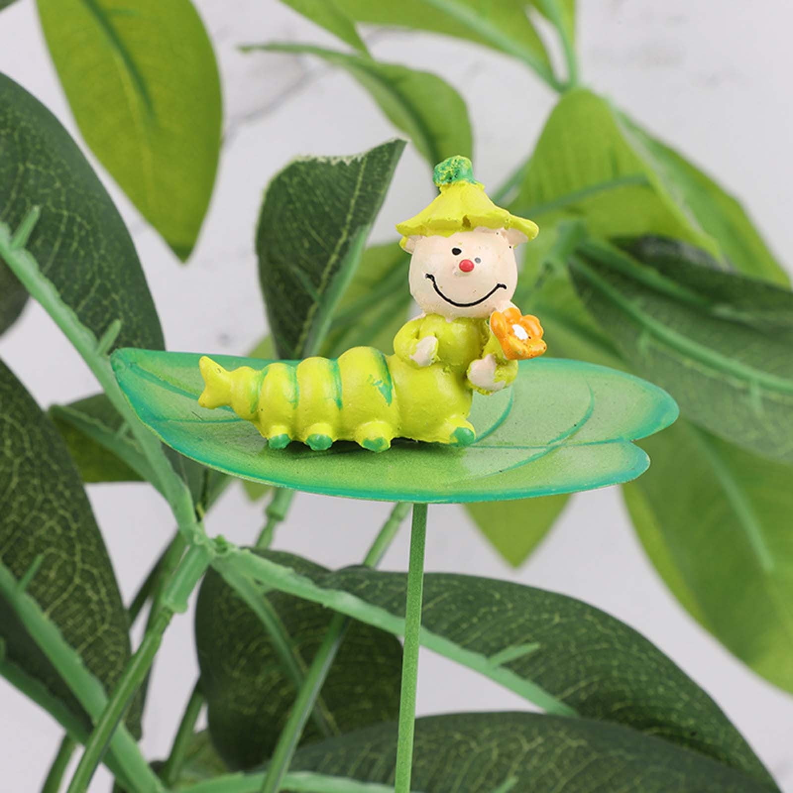 Ozmmyan Potted Flower Pot Plugin Metal Small Garden Pile For