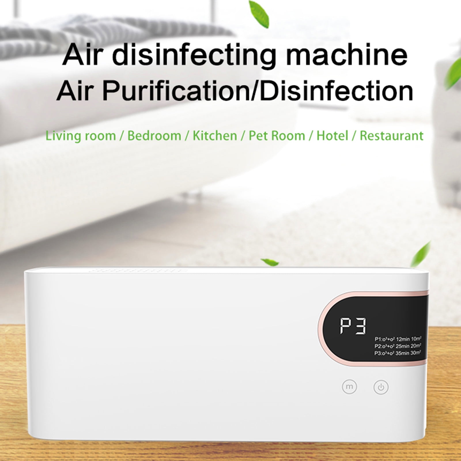 Ozmmyan Purifier For Home Bedroom, Fresheners Filter Small Room Cleaner