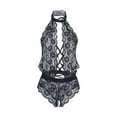 thumbnail image 1 of Ozmmyan Sexy Lingerie for Women, Plus Size Lace Sheer Snap Crotch Pajamas Lace Teddy One Piece Babydoll Sexy Mini Bodysuit for Women Naughty for Play, Gift, on Clearance, 1 of 9