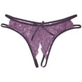 thumbnail image 1 of Ozmmyan Sexy Underwear for Women, Plus Size Lace Sheer Lingerie Panties Lace Knickers Briefs Underwear Thong for Women Naughty for Play, Gift, on Clearance, 1 of 6