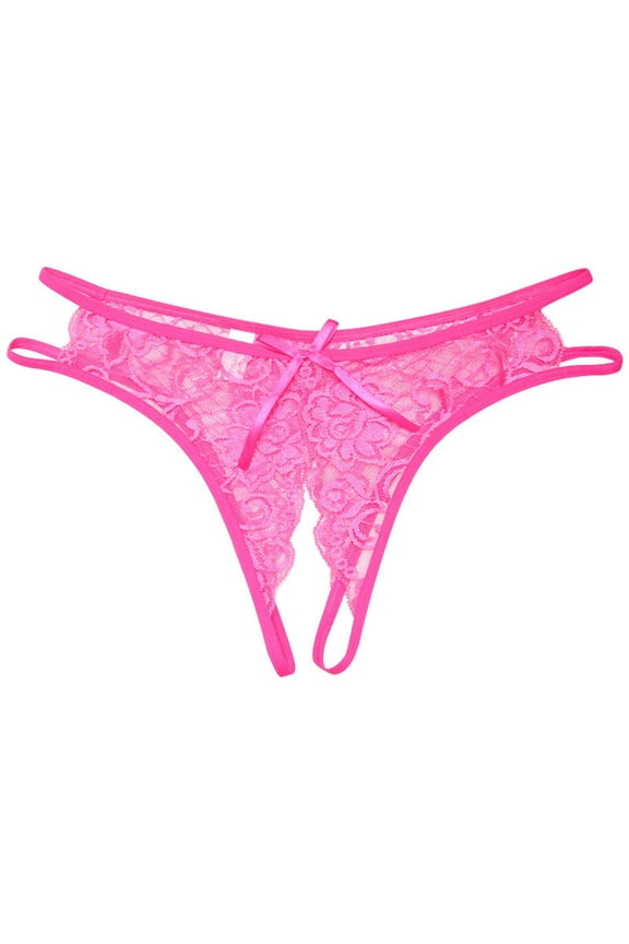 Sexy Underwear for Women, Plus Size Lace Sheer Lingerie Panties Lace Knickers Briefs Underwear Thong for Women Naughty for Play, Gift, on Clearance