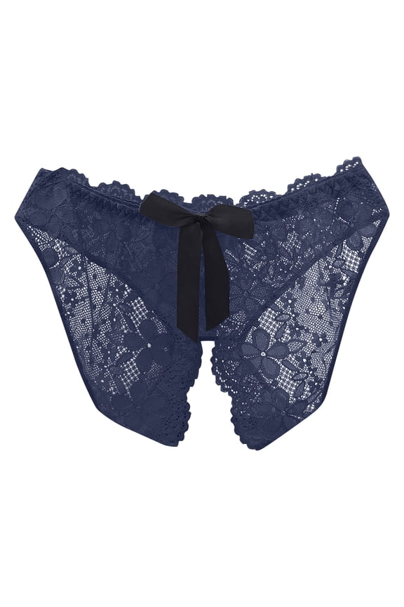 Sexy Underwear for Women, Plus Size Lace Sheer Lingerie Panties Lace Knickers Briefs Underwear Thong for Women Naughty for Play, Gift, on Clearance