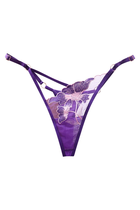 Sexy Underwear for Women, Plus Size Lace Sheer Lingerie Panties Lace Knickers Briefs Underwear Thong for Women Naughty for Play, Gift, on Clearance