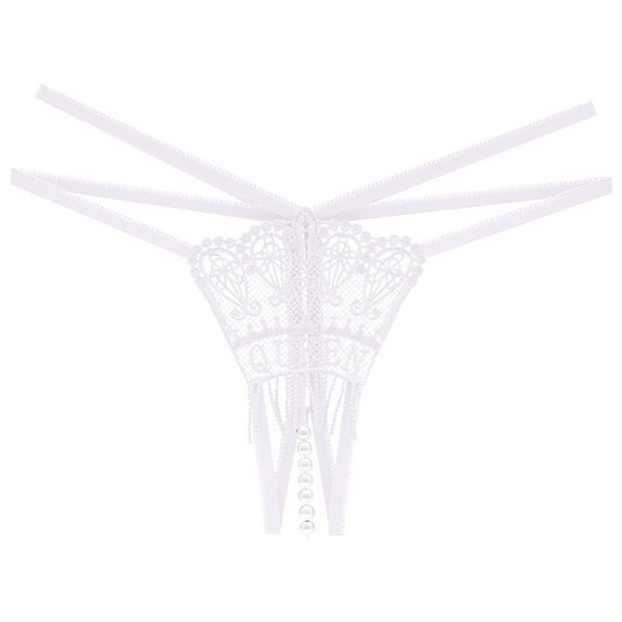 Ozmmyan Sexy Underwear for Women, Plus Size Lace Sheer Lingerie Panties Lace Knickers Briefs Underwear Thong for Women Naughty for Play, Gift, on Clearance