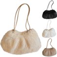 thumbnail image 1 of Ozmmyan Womens Fall Bags Fuzzy Plush Crossbody Handbag Warm Fluffy Shoulder Purse Winter, 1 of 8