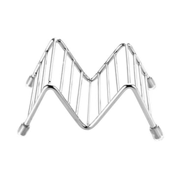 Ozmmyan Stainless Steel Taco Holder,Rustproof Taco Rack Holds Up To 4-5 Tacos Each Taco Stand Taco Tray For Soft Hard Shell-with Silicone Protective Tips Oven Safe Kitchen Utensils Clearance