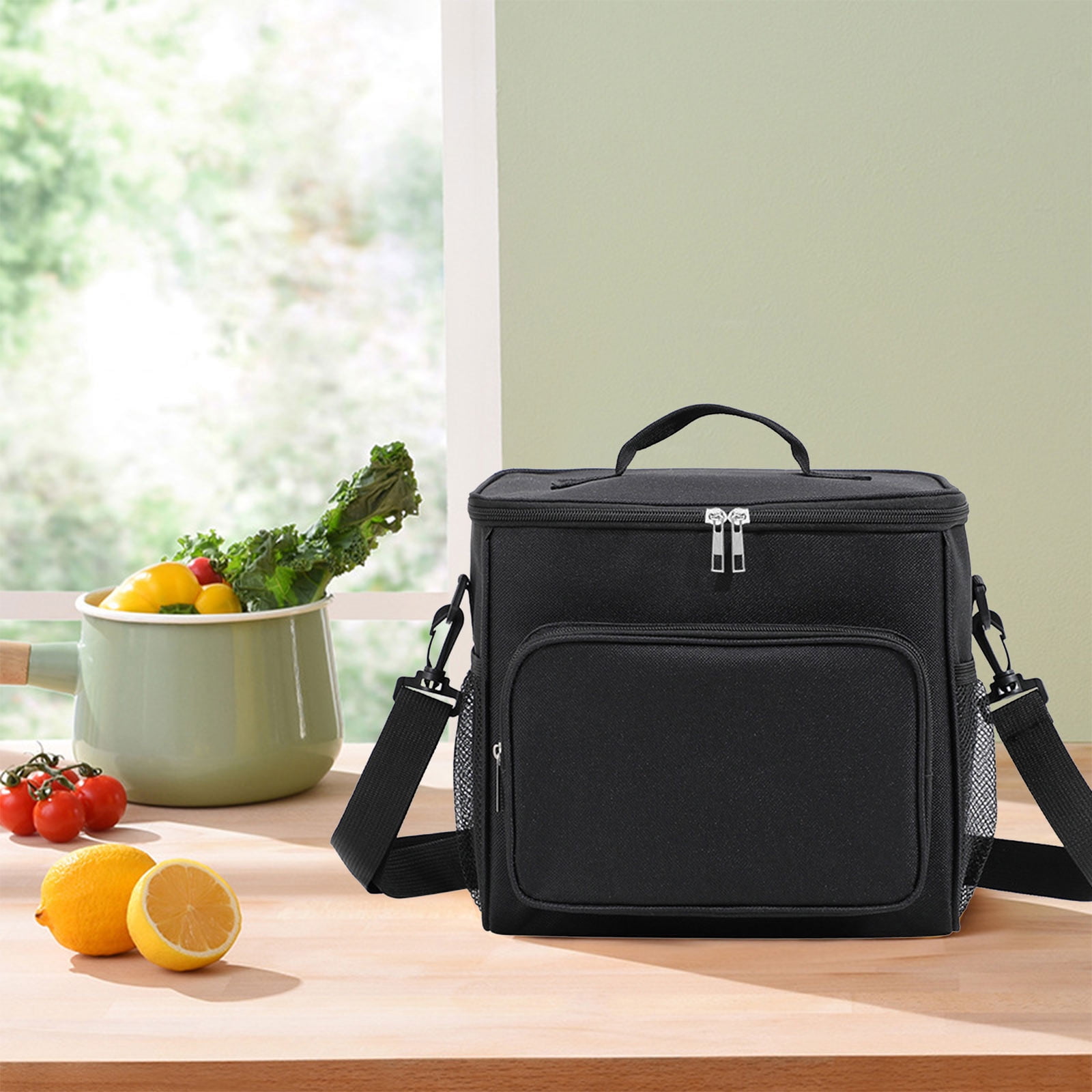 Stillithou Insulated Lunch Bag For Women - 6+ Hour Hot/Cold Retention, Large 11L Capacity, Orange