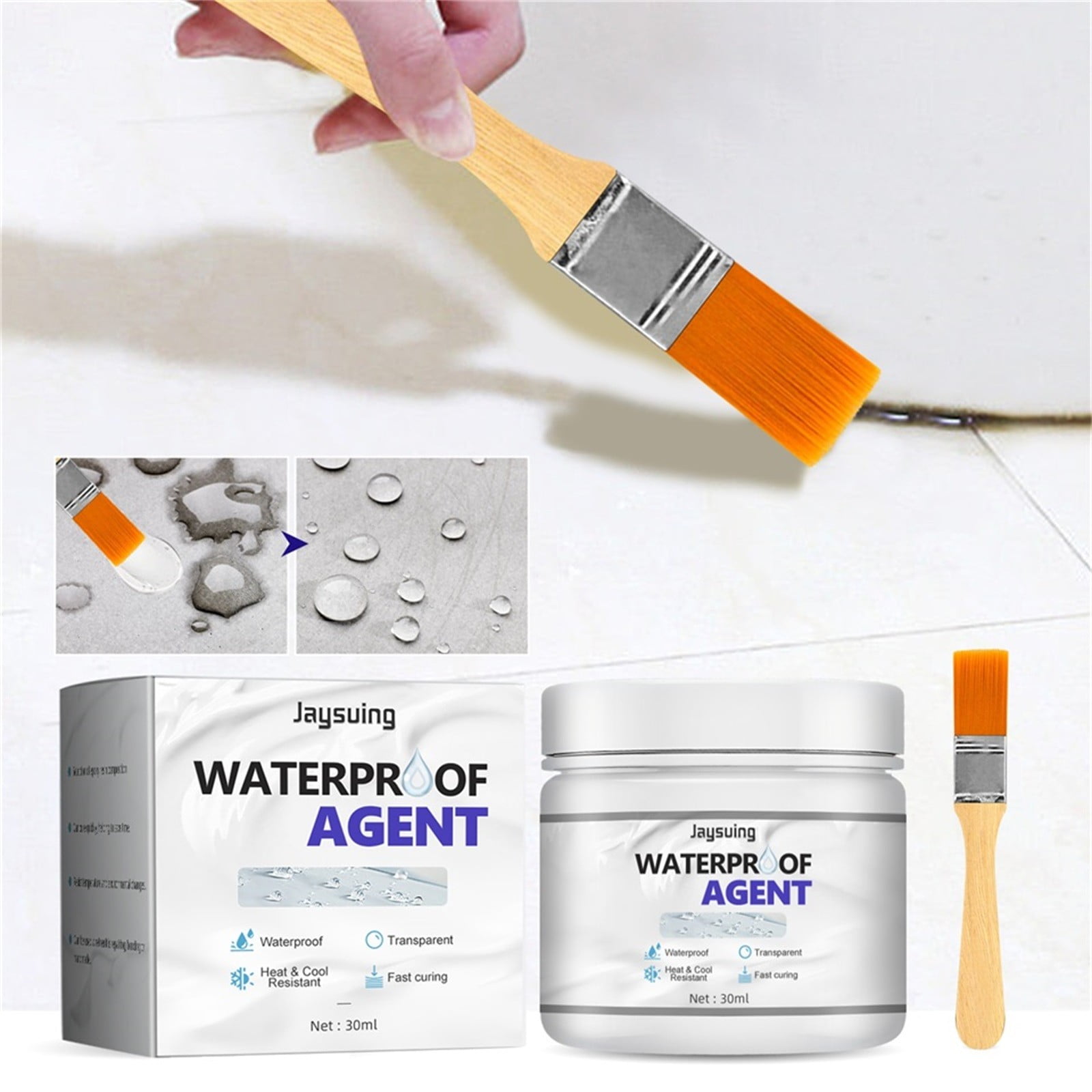 Ozmmyan Waterproof Adhesive Epoxy Resin Material Is Safeodorless And Has A Long Waterproof Time 30ml Clearance