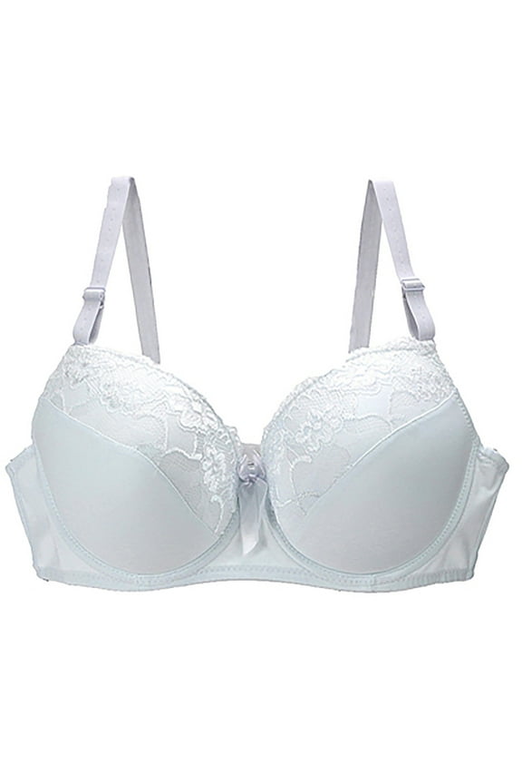 Ozmmyan Wirefree Bras for Women ,Plus Size Adjustable Shoulder Straps Lace Bra Wirefreee Extra-Elastic Bra Active Yoga Sports Bras 34C-42C, Summer