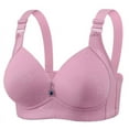 thumbnail image 1 of Ozmmyan Wirefree Bras for Women ,Plus Size Adjustable Shoulder Straps Lace Bra Wirefreee Extra-Elastic Bra Active Yoga Sports Bras 36B/C-44B/C, Summer, 1 of 3