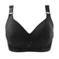 thumbnail image 1 of Ozmmyan Wirefree Bras for Women ,Plus Size Adjustable Shoulder Straps Lace Bra Wirefreee Extra-Elastic Bra Active Yoga Sports Bras 36B/C-46B/C, Summer, 1 of 3