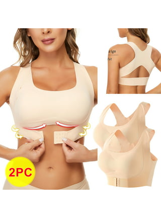 Ozmmyan Wirefree Bras for Women ,Plus Size Lace Bra Wirefreee Extra-Elastic  Bra Active Yoga Sports Bras 32A-38B, Summer Savings Clearance 