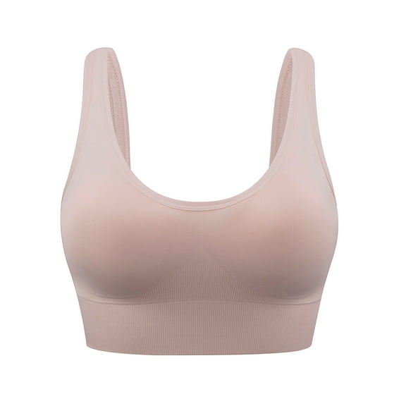Ozmmyan Wirefree Bras for Women ,Plus Size Sports Bra Wirefreee Comfort Sports Bras for Women Active Yoga Sports Bras 36B/C/D-44B/C/D, Summer