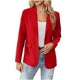thumbnail image 1 of Ozmmyan Women Fashion Casual Comfortable Soild Long Sleeve Tops Jacket Outwear, 1 of 7