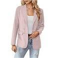 thumbnail image 1 of Ozmmyan Women Fashion Casual Comfortable Soild Long Sleeve Tops Jacket Outwear, 1 of 7