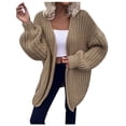 thumbnail image 1 of Ozmmyan Women's Fashion Cardigan Sweater Outwear Coat Long Sleeve Winter Coat, 1 of 8