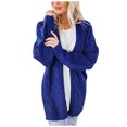 thumbnail image 1 of Ozmmyan Women's Fashion Jacket Cardigan Pocket Medium And Long Term Outwear Long Sleeve Coat, 1 of 6