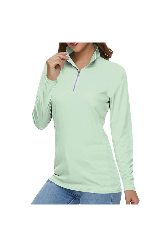 Women's Lightweight Sportswear V-neck Zip Running Track Jacket Baseball Long Sleeve Workout Slim Fit Yoga Sportswear Pullover Breathable Sweat Wicking Functional Suit Top