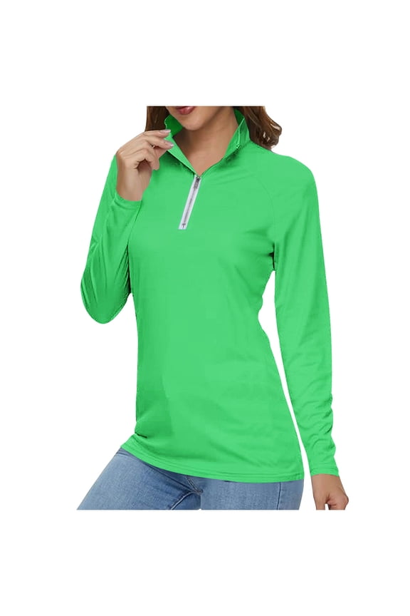 Women's Lightweight Sportswear V-neck Zip Running Track Jacket Baseball Long Sleeve Workout Slim Fit Yoga Sportswear Pullover Breathable Sweat Wicking Functional Suit Top