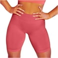 thumbnail image 1 of Ozmmyan Women's Workout Shorts's Solid Color Leggings Sports Tight Stretchy Comfortable Yoga Shorts Yoga Pants, 1 of 9