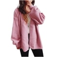 thumbnail image 1 of Ozmmyan Womens Cardigan Sweater Casual V-Neck Long Sleeve Autumn Sweater Cardigan Winter Coat, 1 of 5