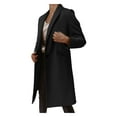 thumbnail image 1 of Ozmmyan Womens Warm Faux Coat Cardigan Winter Solid Long Sleeve Outerwear, 1 of 8
